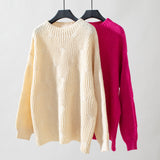 Knitted Pullover Loose Long Sleeve Sweater