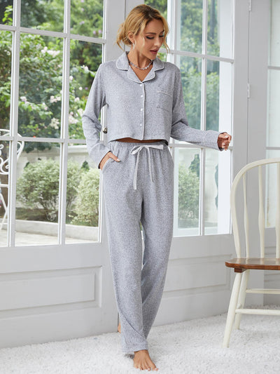 Long-sleeved Pajamas Suit