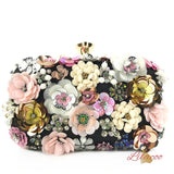 Flower Beaded Bag Banquet Wedding Dinner Bag