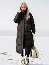 Over-the-knee Loose Long Thick Cotton-padded Coat