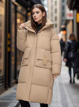 Long Loose Padded Cotton-padded Jacket