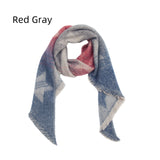 Jacquard Color Matching Star Bevel Scarf