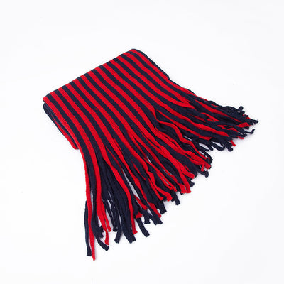 Wool Warm Scarf Pinstripe Scarf