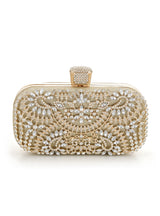 Diamond-studded Slung Portable Clutch Bag