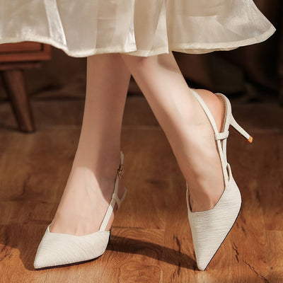 Thin-heeled Pointed Sandals High Heels