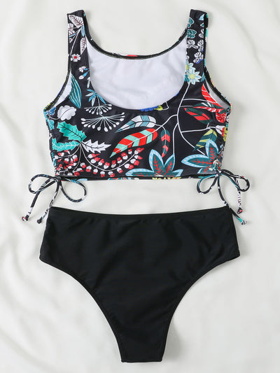 Women Print Triangle Cup Bikini