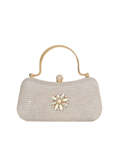 Diamond-studded Party Dress Handbag