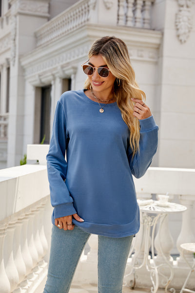 Long Sleeve Round Neck T-shirt