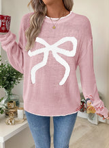 Loose Long-sleeved Round Neck Christmas Sweater