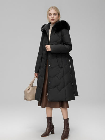 Medium and Long Cotton-padded Thick Loose Coat