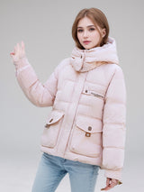 Loose Padded Hooded Cotton-padded Jacket