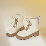 Retro Platform-raised Martin Boots