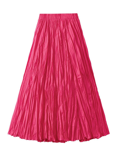 Women Slim Pleated Skirt