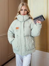 Thickened Cotton-padded Down Jacket Coat