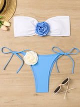 3D Three-dimensional Flower Bikini