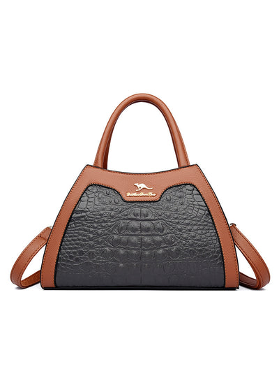 Crocodile One-shoulder Handbag