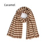 Cashmere-like Small Plaid Scarf