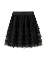 Mesh Cake Short Skirt