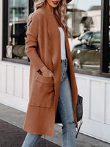 Women Casual Woolen Slim Coat