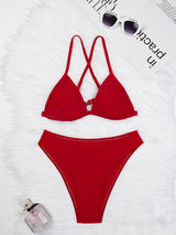 Fashion Sexy Solid Color Bikini