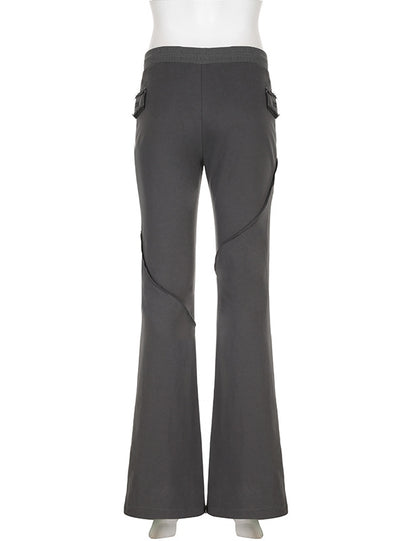 Slim-fit and Leg-showing High-waisted Pant