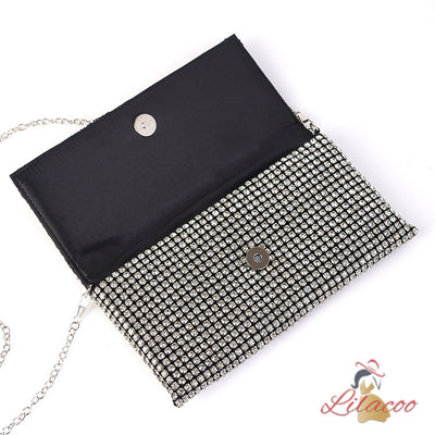 Chain Single Shoulder Diamond Handbag