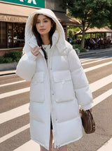 Medium and Long Loose Cotton-padded Jacket