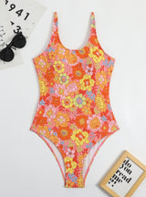 Sexy Multicolor Beach One-piece Swimsuit Bikini