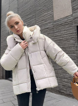 Loose and Thick Short Cotton-padded Jacket Coat