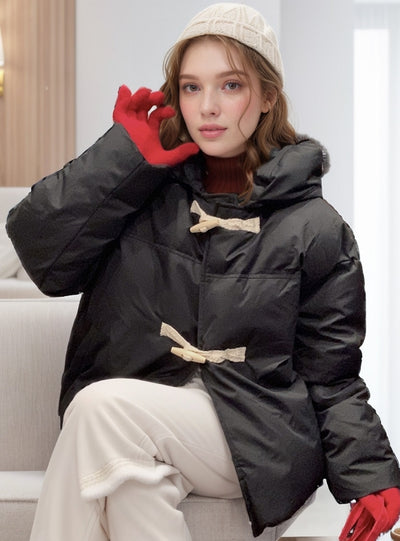 Short Loose Cotton-padded Down Jacket