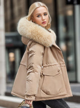 Short-cut Cotton-padded Down Jacket