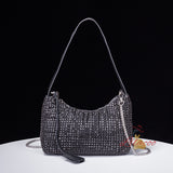 Fashion Chain Full Diamond Handbag