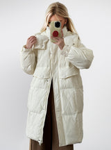 Loose and Thick Long Cotton-padded Coat