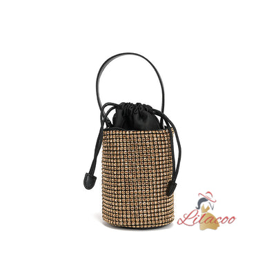 Fashion Chain Diamond Bucket Bag