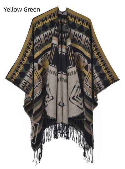 Women Ethnic Wind Shawl Cloak