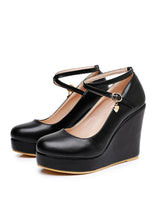 10 cm Thick Platform Wedge Shoes