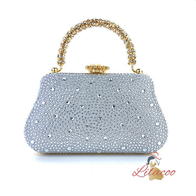 Hot Drilling Banquet Handbag