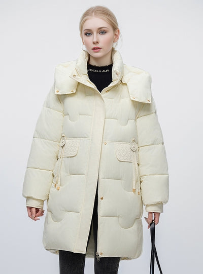 Medium and Long Slim Loose Padded Coat