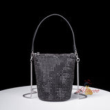 Fashion Chain Diamond Bucket Bag