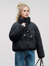 Thick Short Cotton-padded Down Coat