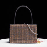 Chain One-shoulder Diamond Handbag