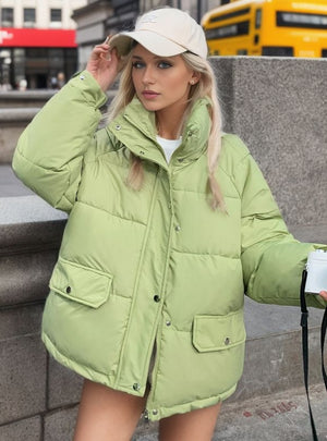 Loose Short Cotton-padded Jacket