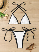 Women Triangular Split Bikini