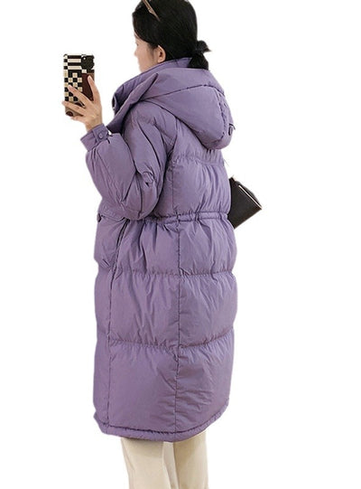 Slim-fit Long Silm Waist Down Jacket