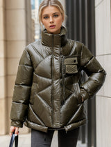 Loose Short Cotton-padded Jacket Coat