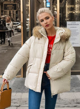 Short cotton-padded Down Jacket Coat