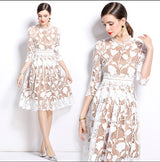 Long Sleeves and Slim Lace Dress