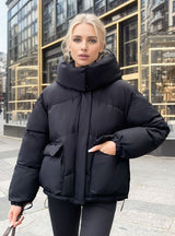 Warm Winter Short Cotton-padded Jacket Coat