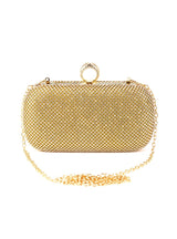 Diamond-studded Slung Portable Clutch Bag