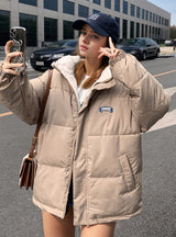 Loose Cotton-padded Warm Jacket Coat